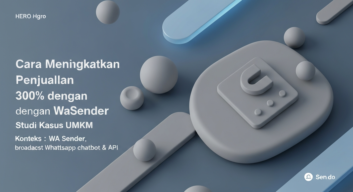 Cara Meningkatkan Penjualan 300% dengan WaSender: Studi Kasus UMKM